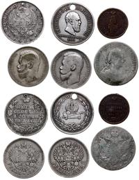 zestaw 6 monet, w skład zestawu wchodzą: rubel 1