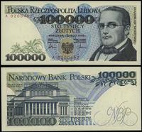 100.000 złotych 1.02.1990, seria A 0200452, wyśm