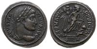 follis 324-325, Sirmium, Aw: Głowa cesarza w pra