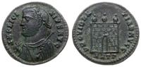follis 317, Heraclea, Aw: Popiersie cesarza w le