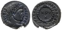 follis 323-324, Trewir, Aw: Głowa cesarza w praw