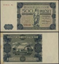 500 złotych 15.07.1947, seria M3, numeracja 0784