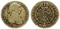 1 escudo 1784 JD, Madryt, złoto 3.23 g, Cayon 12