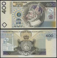 400 złotych 24.12.1996, seria AB, numeracja 1687