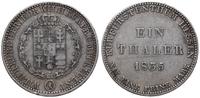 talar 1835, Kassel, porysowane tło monety, AKS 4