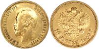 10 rubli 1909, złoto