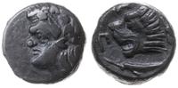 brąz ok. 293-283 pne, Aw: Głowa satyra w lewo, R
