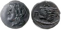 brąz ok. 293-283 pne, Aw: Głowa satyra w lewo, R