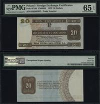 20 dolarów 1.10.1979, seria HH, numeracja 256525