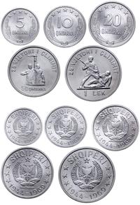 zestaw 5 monet 1969, nominały: 5, 10, 20, 50 qui