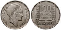 100 franków 1949, miedzionikiel, piękne, KM 93