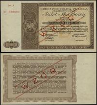 Polska, bilet skarbowy 50.000 złotych, 10.11.1945