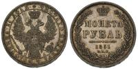 rubel 1851, Petersburg