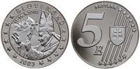 Słowacja, pseudo moneta - 5 €, 2003