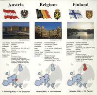 Europa - różne, pamiątkowy folder z okazji wprowadzenia Euro:
