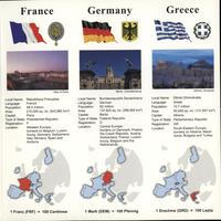 Europa - różne, pamiątkowy folder z okazji wprowadzenia Euro: