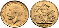 1 funt 1919, Perth, złoto 7.90 g