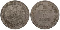 1 1/2 rubla=10 złotych 1837, Warszawa
