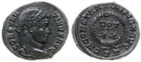 follis 320-321, Ticinum, Aw: Głowa cesarza w pra