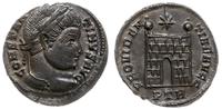 follis 324-325, Trewir, Aw: Głowa cesarza w praw