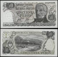50 pesos 1976-1978, numeracja 29000268B, piękne,