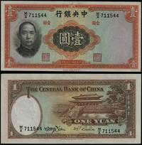 1 yuan 1936, seria M/A, numeracja 711544, lewy d
