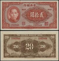 20 yuanów 1941, siera DW, numeracja 767949, drob