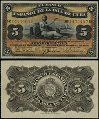 5 pesos 15.02.1897, seria F-6A, numeracja 147440