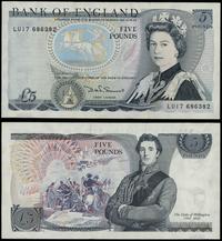 5 funtów 1980-1987, seria LU17, numeracja 686382