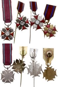 miniaturki Krzyża Zasługi, II RP złoty i srebrny