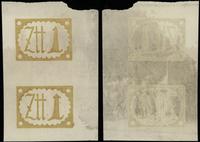 Polska, papier ze znakiem wodnym 2 x 1 złoty, 13.08.1794