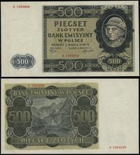500 złotych 1.03.1940, seria A, numeracja 126483