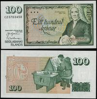100 koron 5.05.1986, seria C, numeracja 23703450