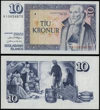 10 koron 29.03.1961, seria A, numeracja 10654670