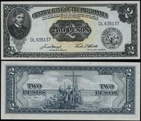 2 pesos 1949, seria DL, numeracja 635137, piękne