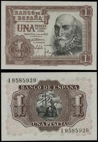 1 peseta 22.07.1953, seria I, numeracja 9585939,