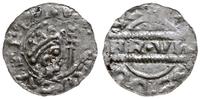 denar ok. 1050, Dokkum, Aw: Popiersie cesarza He