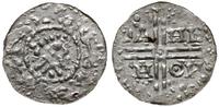 denar 1047-1050, Aw: Popiersie w koronie w prawo