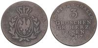 3 grosze 1817/A, Berlin, rzadka moneta