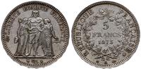 5 franków 1875 A, Paryż, autorstwa Dupre'go, Gad