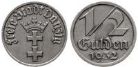 1/2 guldena 1932, Berlin, nikiel, AKS 17, Jaeger
