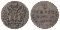 1 grosz polski z miedzi krajowej 1823, Warszawa