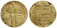 dukat 1762, Utrecht, złoto 3.44 g, Delmonte 965,