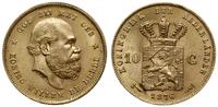 10 guldenów 1876, Utrecht, złoto 6.72 g, Fr. 342