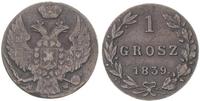 1 grosz 1839/ M.W., Warszawa