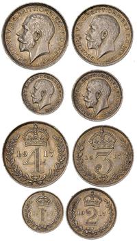 zestaw 4 monet- Maundy Set: 1, 2, 3 i 4 pensy 19