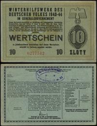 10 złotych 1943-1944, numeracja 0277542, niewype