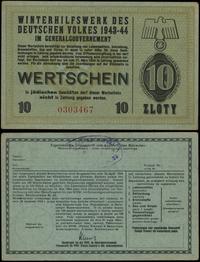 10 złotych 1943-1944, numeracja 0303467, niewype