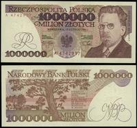 1.000.000 złotych 15.02.1991, seria A 4742917, m