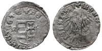 denar  1444, Hermannstadt, Aw: herb węgierski i 